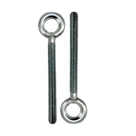 DOJA Industrial Eye Bolt Closed M12 x 90, Pack of 4, Eye Screw Threaded Rod, Eyelet Eye Bolt Screw, Eye Bolt with Thread, Eyelet Screw, Eye Bolt, Eye Bolt, Ring Bolt, Ring Bolt