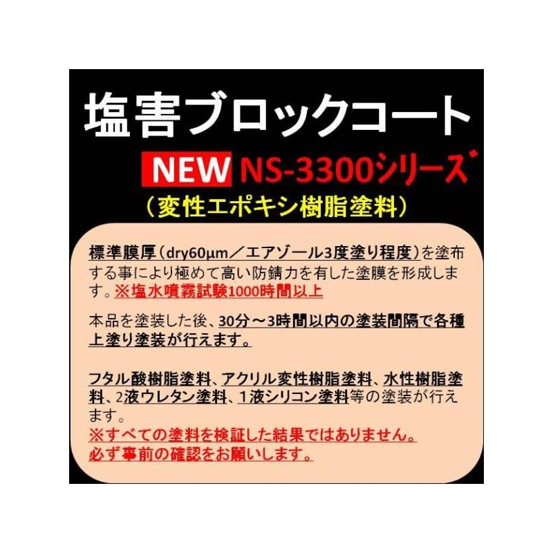 NS-3301SP NS-3301SP Paint for Chassis Black, Matte Black, Rust Prevention