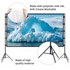 TOWOND Projector Screen with Stand, 100 inch Outdoor Projector Screen