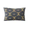 Plutus Brands Blue Plutus Cube Diamond Luxury Throw Pillow 18