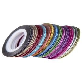 Healeved 52rolls Nail Art Line Sticker Tape Press Nails Almond Diy for Women Handmade for Manicure and Pedicure