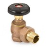 PlumberStop - 1 Radiator Angle Valve, Plumbing Valves for Heating and Drinking Water
