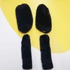 JQ Bicycle Handle Cover, Thermal Insulation, Fleece-lined, Cold Hands Rider Handle Cover, Black / 자전거핸들커버 방한 보온 기모 차가운손 라이더핸들커버 검정