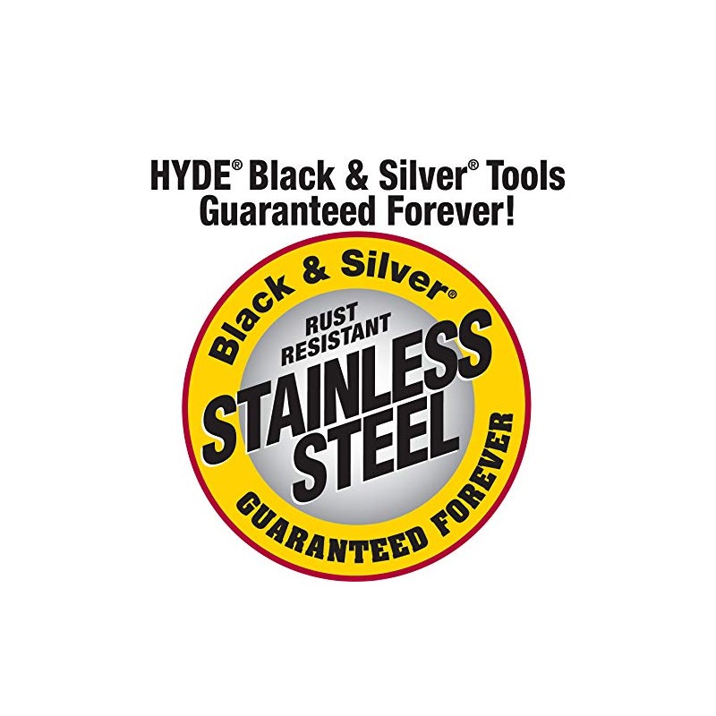 Hyde Tools 10550 Scraper, Black/Silver