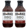 Rib Rack BBQ Sauce, Original - 2 Count (Packaging May