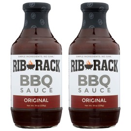 Rib Rack BBQ Sauce, Original - 2 Count (Packaging May Vary)