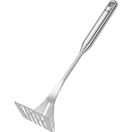 Fissler Essential / Stainless Steel Potato Masher (34 cm) Hand Masher for Tubers and Vegetables, with Hanging Eyelet, Dishwasher Safe