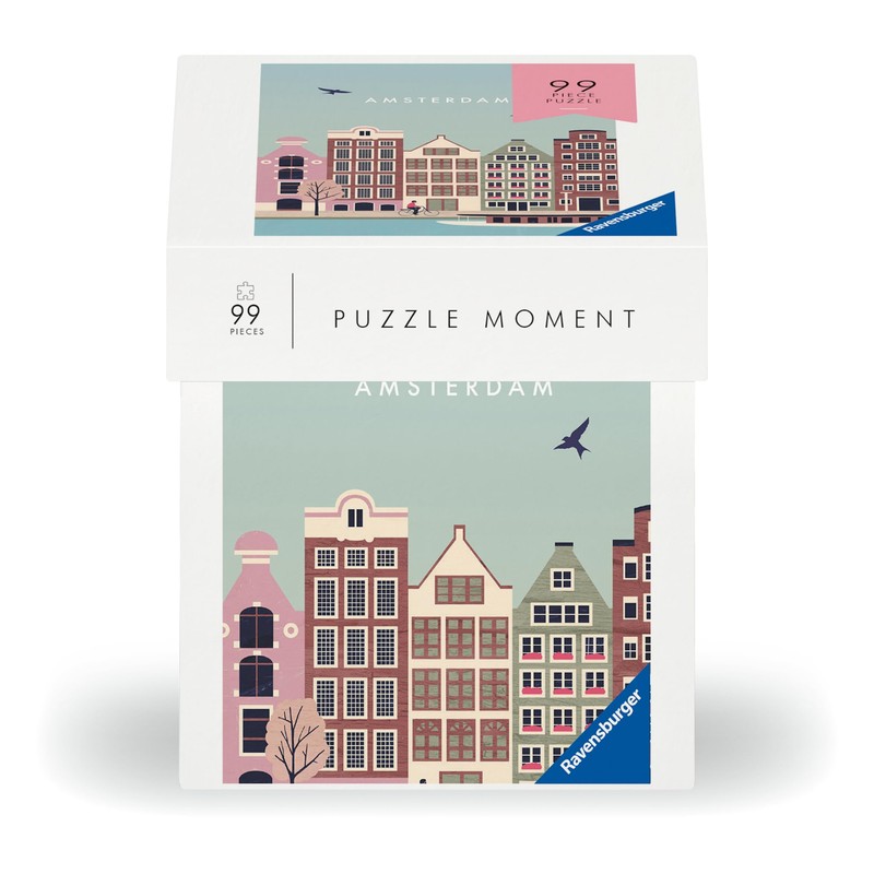 Ravensburger Puzzle 12001377 - Amsterdam - 99 Pieces Puzzle Moment