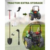 LARIFULL Tractor Tool Box Tractor Tool Holder Tray with Bracket,24"x10"x10"