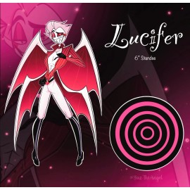 Hazbin Hotel Lucifer Valentine Inspired Standee