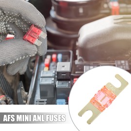 A ABSOPRO AFS Mini ANL Fuse 50A for Car Truck Motorcycle Boat Audio CDs Pack of 6