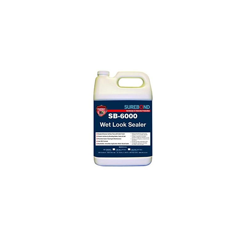 SEK Surebond SB-6000 G Wet Look Sealer Water-Based, Water-Based Polymer