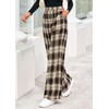 PRETTYGARDEN Casual Women's Pants 2025 Elastic Waist Palazzo Long Stretchy