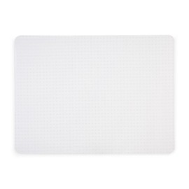 Staples Office Chair Mat, Clear Floor Mats, Flat-Pile Carpets, 48 x 36 Inch, Smooth Glide