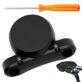 Airtag Fahrradhalterung für den Sattel Fahrrad Diebstahlschutz Fahrradhalter Spritzwassergeschützt GPS Tracker mit Sicherheitsschrauben für Bike Fahrradsitz Motorrad Rennrad (Schwarz)