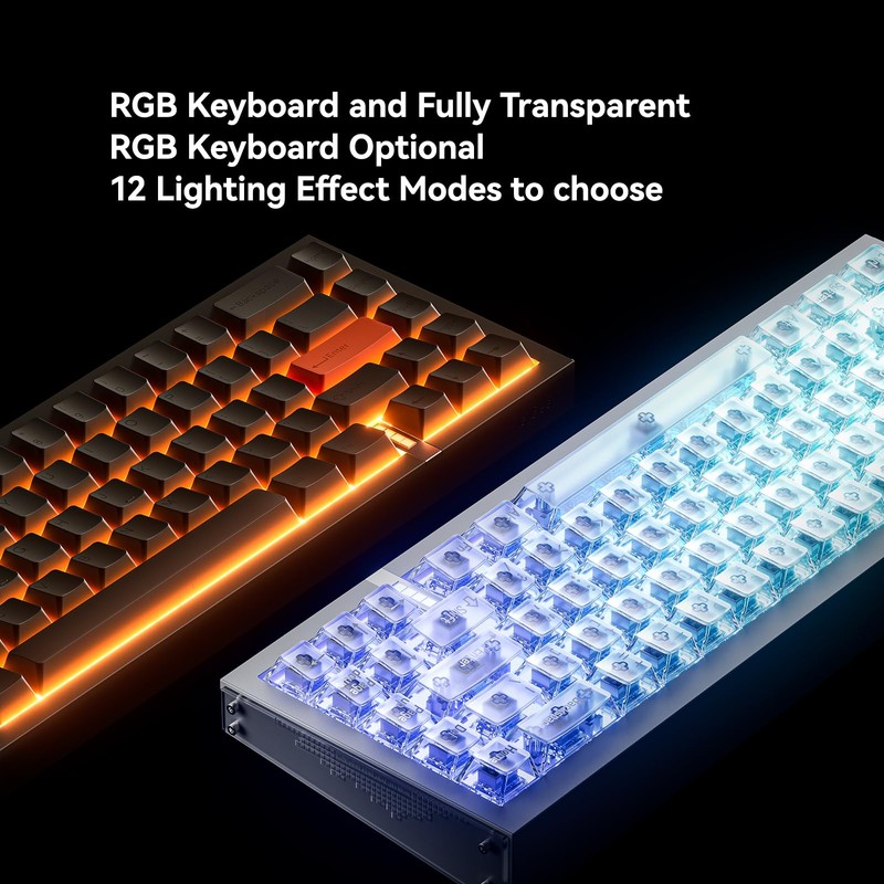 MelGeek REAL67 Wired Gaming Keyboard with RGB, Magnetic Keyboard with