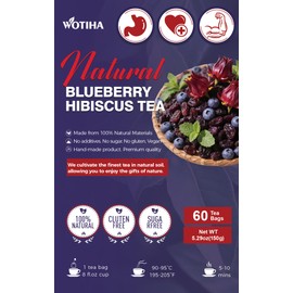 Natural Blueberry hibiscus tea 150g