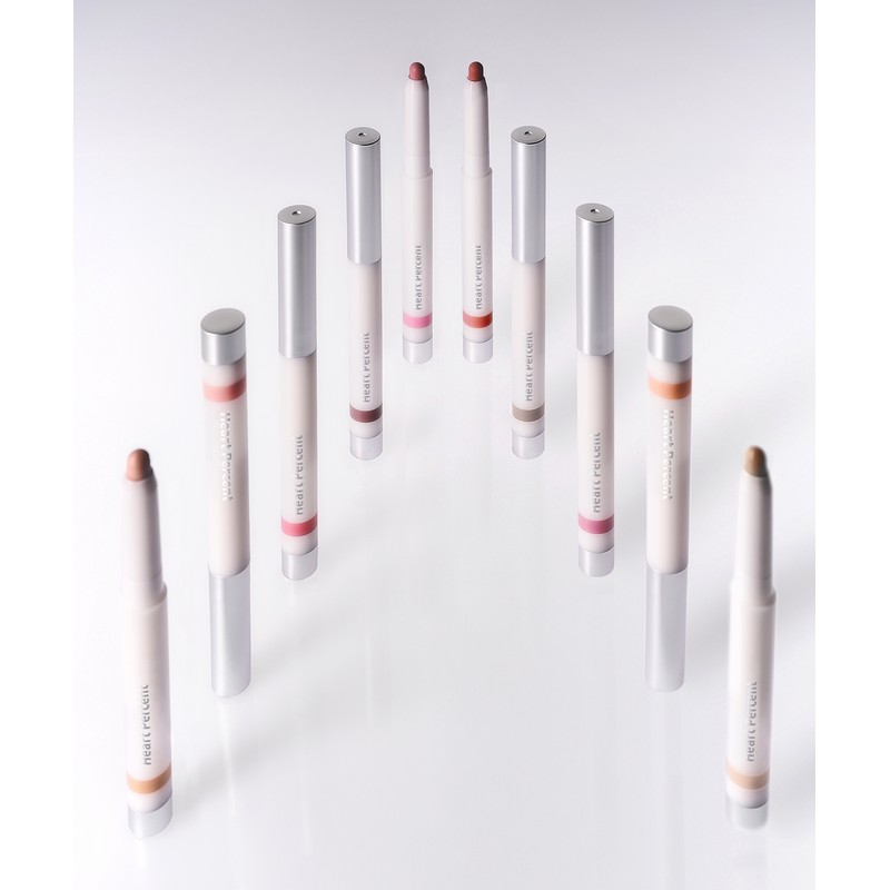 Heart Percent [2PACK] Dot On Mood Lineproof Lip Pencil (+Free