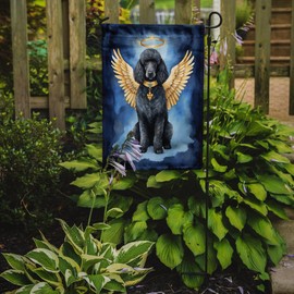 Caroline's Treasures DAC7055GF Black Poodle My Angel Garden Flag Mailbox Flag Decorative Yard Flag Banner Outside Patio Artwork Yard Flower Beds, Garden Size, Multicolor
