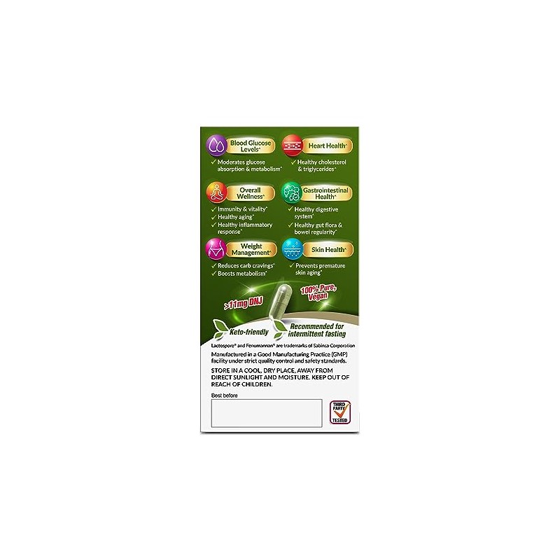 LABO Nutrition- Cápsula Mulbiótica, Extracto Orgánico de Hoja de Morera