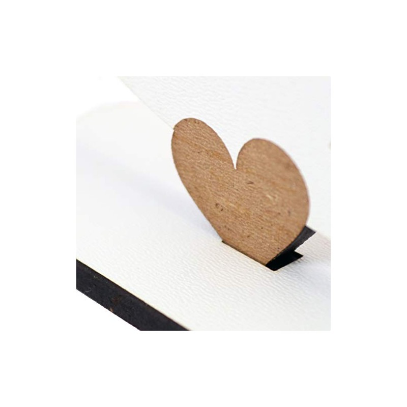 Decorative Stand Heart Saying "Bester Papa der Welt" Sign 15