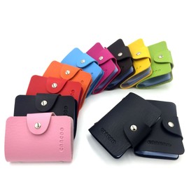 AirZyx Credit Card Holder Bank Card Holder 24 Card Slots (Black)