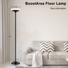 BoostArea Torchiere Floor Lamp, 30W Super Bright LED Standing Lamp,