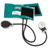 Premium Adult Aneroid Sphygmomanometer, Teal