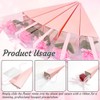 Qkansiw 100 PCS Flower Wrapping Bags - Florist Bouquets Holder,