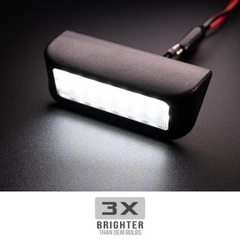 NSLUMO 2 x LED Number Plate Light for Citr.oen Berlingo II Van Dispatch Spacetourer for Peu.geot Expert MK2 MK3 Van Tepee for Op.el Combo E Box MPV Proace Verso