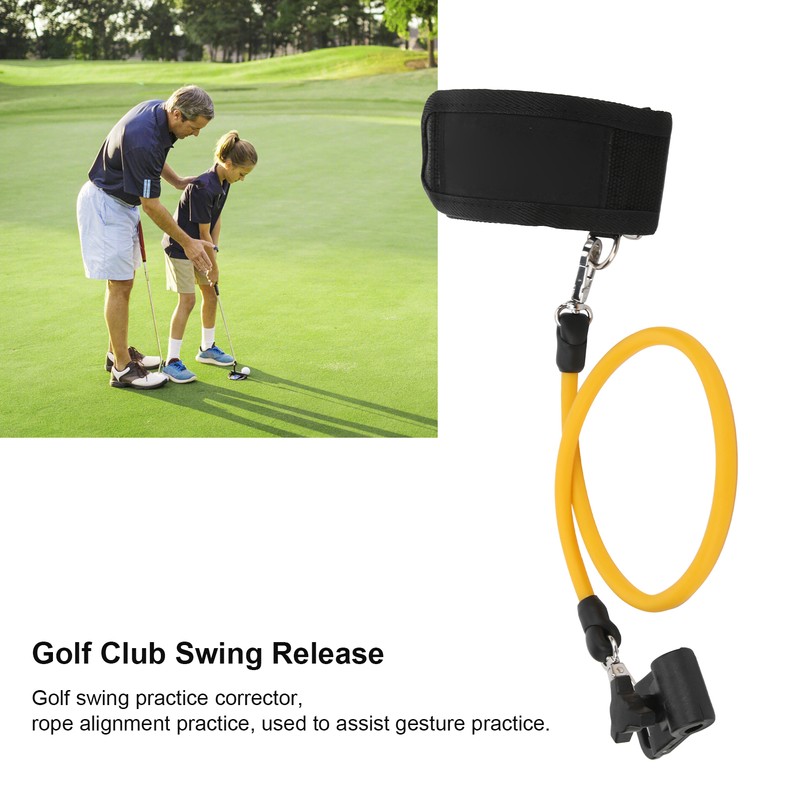 Golf Swing Release Trainer Elastic Rope Arm Strength Training Beginners