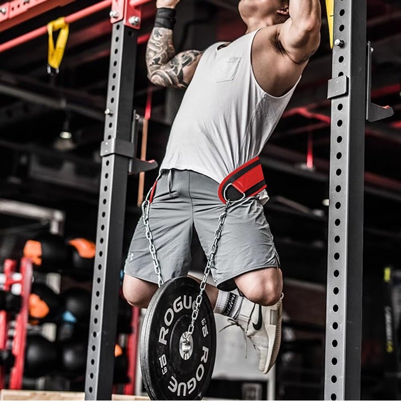 TAVIEW Dip Belt with Chain, Weighted Belt for Pull-Ups, Heavy