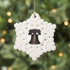 CafePress Liberty Bell Snowflake Ornament, 3.5"x3.5"