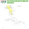 10L0L Golf Cart Accelerator & Brake Pedal Pad Kit Compatible