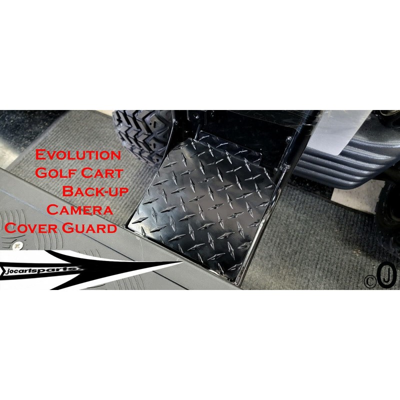 Fits Evolution Golf Cart Back-up Camera Cover in Powder Coated
