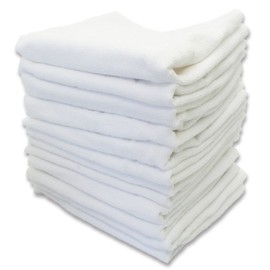 Nakamura Face Towels, White Towels, Commercial Use, Specialty, Pack of 12, 100% Cotton, 160 Momme, Approx. 1.7 oz (50 g), 31.5 x 13.2 inches (80 x 33.5 cm)