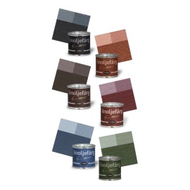 Ottosson Färgmakeri - Dark Accents - Linseed Oil Paint Set (Sample Size)