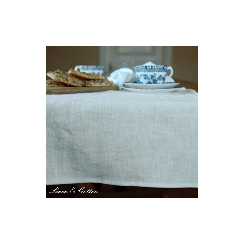 Linen & Cotton Lovely Stonewashed Table Runner RUSTICO, 100% Linen