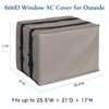 BOLTLINK Window Air Conditioner Covers for Outside Units, AC Cover