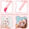 Non-Stick Silicone Waxing Spatulas - 4 PCS Reusable Spatula Hair