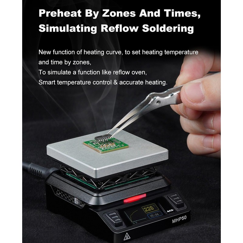 Aluminium Mini Heating Hot Plate Preheater Station MHP50-A5