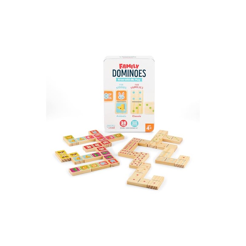 Chuckle & Roar Family Dominoes