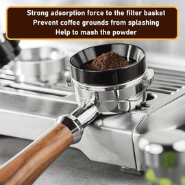 Yieidui 58mm WDT Tools Puck Screen Espresso Dosing Funnel Stainless Steel Needles Coffee Stirrer Distribution Tool Easy to Use