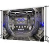 LYWYGG 8x6ft Spaceship Interior Photography Background Science Fiction Spacecraft Photography