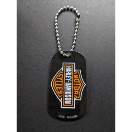 Harley Davidson CLASSIC BAR AND SHIELD OEM #08 - Keychain, Dog Tag, Zipper Pull