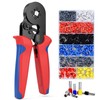 Crimping Pliers Tool Set, 1200 Pieces, Ferrule Crimping Tool, Insulated