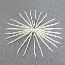 JETEHO 12Pcs 80mm Contact Lens Tweezers Make Up Tool (White)