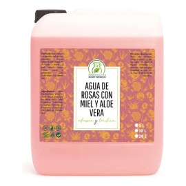 Agua De Rosas Con Miel Orgánica & Aloe Vera Calma 5 Litros