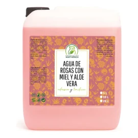 Agua De Rosas Con Miel Orgánica & Aloe Vera Calma 5 Litros