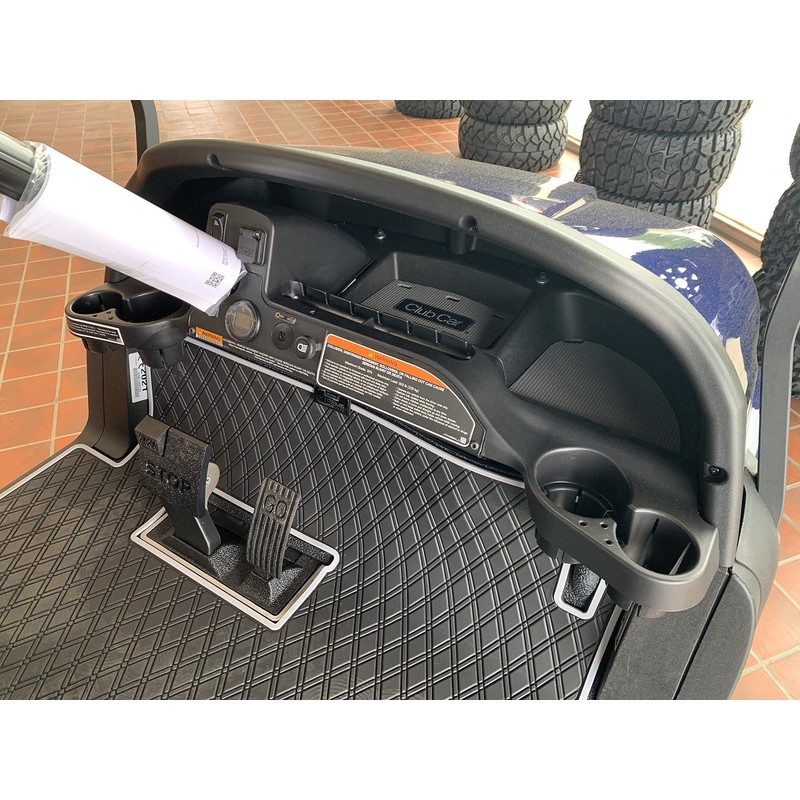 Club Car Genuine Brand Dash Liner Mats, Gray